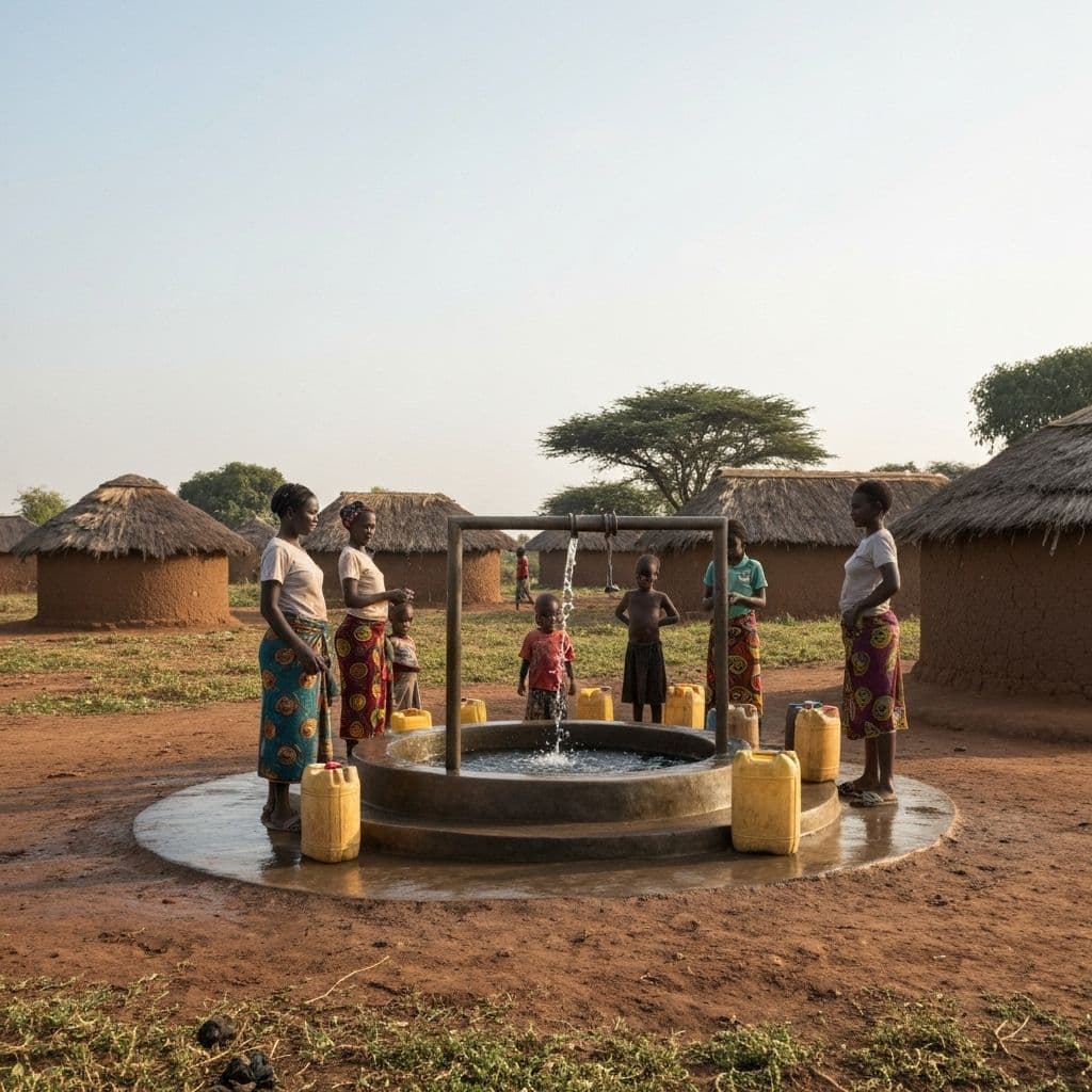 Sauberes Wasser - Brunnenbau in Kenia